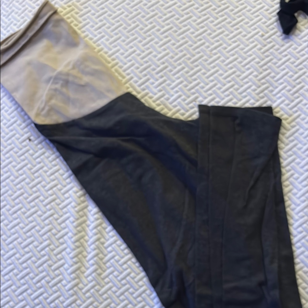Motherhood Maternity Black and Tan Leggings